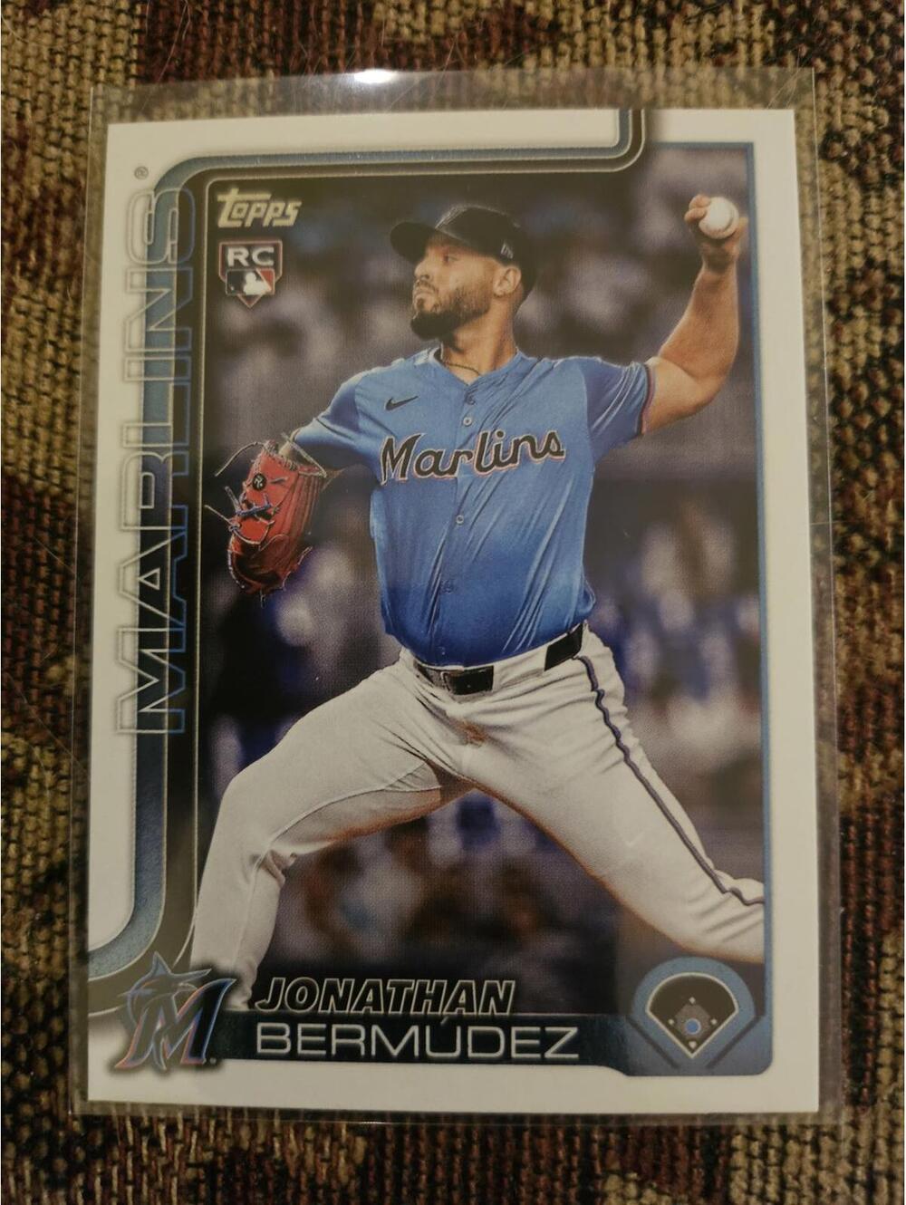 2025 Topps Update - Johnathan Bermudez - RC #US144 - Marlins - RAW Mint - Picture 1 of 2